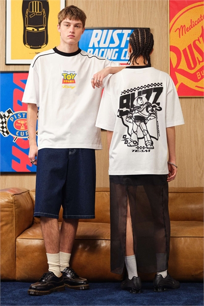 Футболка свободного кроя Disney Pixar с принтом из мультфильма «История игрушек» артикул 154839362