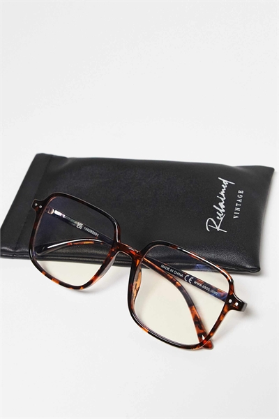 Универсальные очки с большими стеклами в стиле 70-х годов, синего цвета артикул 149282691