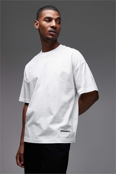 Футболка с принтом «Boxy» и объемным кроем артикул 153249845