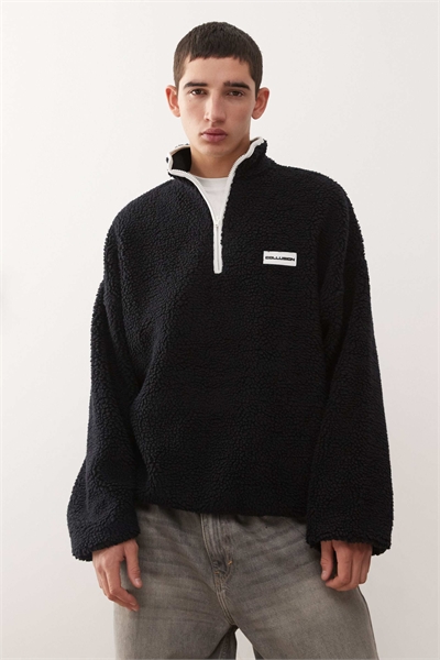 Флисовая кофта с полузастежкой-молнией артикул 148921291