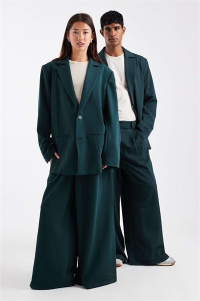 Брюки унисекс с широкими брючинами co-ord артикул 147971797