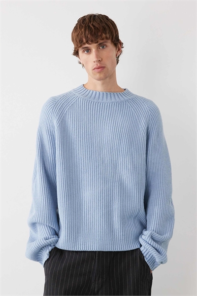 Свитер прямого кроя из трикотажа артикул 149656601