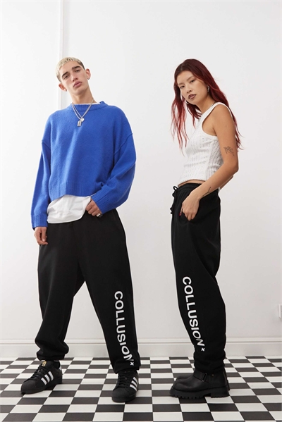 Джоггеры с логотипом, унисекс артикул 135721593