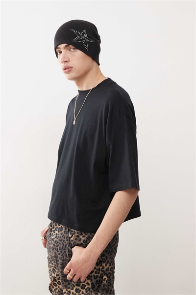 Прямая футболка свободного кроя артикул 138943866