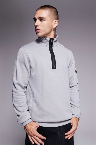 Свитшот с воротником-воронкой артикул 150171293