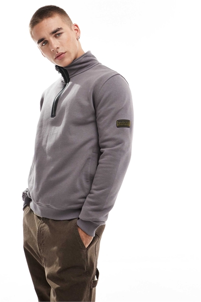 Свитшот с воротником-воронкой артикул 136398990