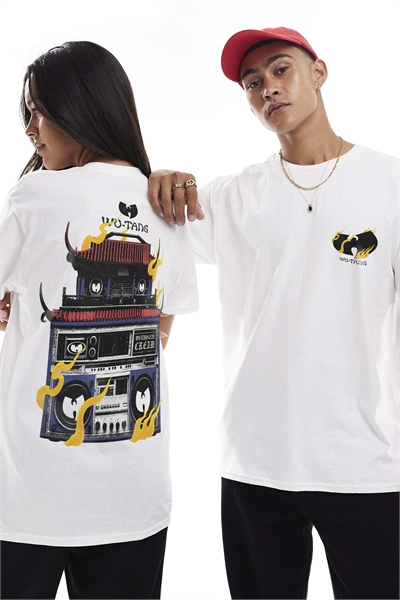 Футболка свободного кроя с принтом «Wu-Tang Clan» артикул 156286813