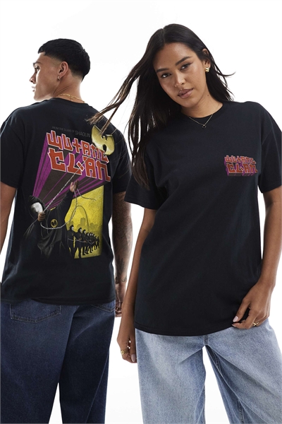 Футболка свободного кроя с изображением фильма «Wu-Tang Clan» артикул 156286629