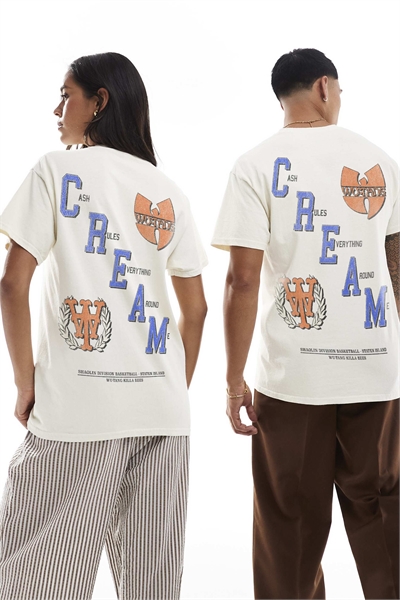 Футболка свободного кроя с логотипом Shaolin Division от Wu-Tang Clan артикул 156286973