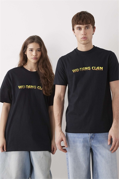 Футболка свободного кроя с принтом Wu-Tang Clan артикул 156286518