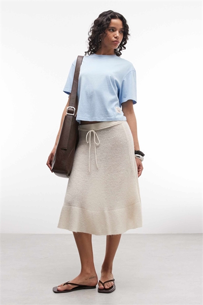 Трикотажная юбка средней длины артикул 155970977