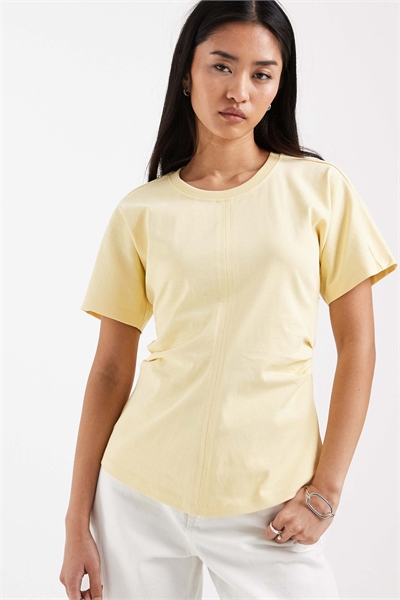 Футболка с зауженной талией артикул 153719217