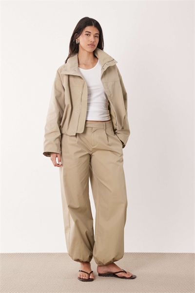 Широкие брюки из ткани с высоким содержанием хлопка co-ord артикул 154635829