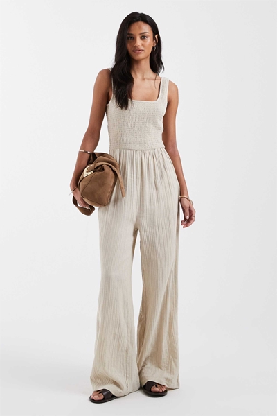 Комбинезон с круглым вырезом артикул 152117235