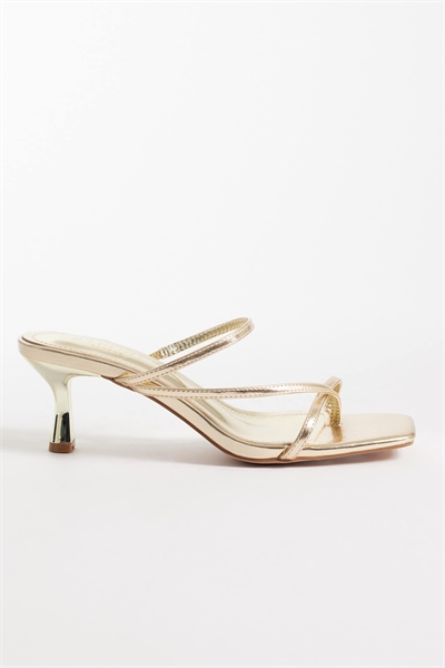 Сандалии-муле Simmi London с широкой колодкой и невысоким каблуком Zarah артикул 154264626