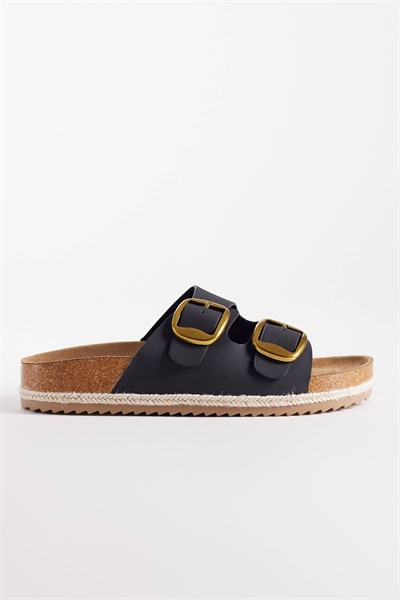 Сандалии с двумя пряжками артикул 153401291