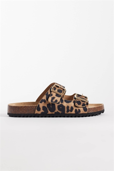 Плоские сандалии с двойной пряжкой артикул 152703225