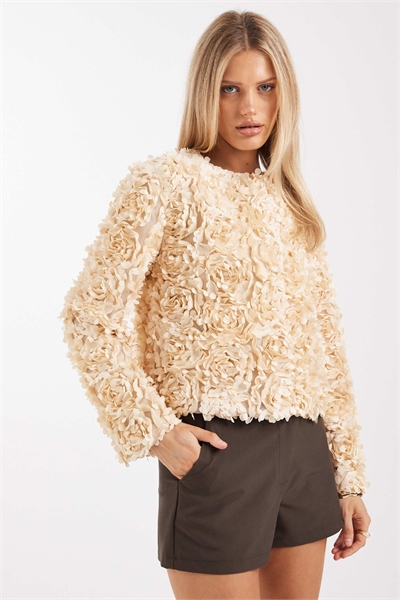 Куртка с декором в виде лепестков артикул 152000233