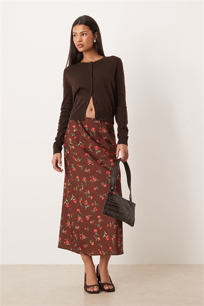 Юбка-миди с асимметрией артикул 153720174