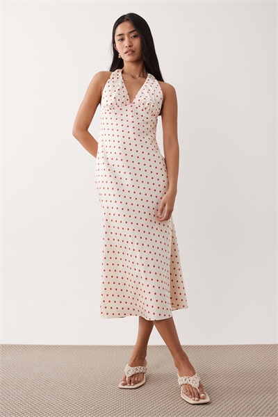 Платье La Brea с открытой спиной и лифом-мидакси артикул 153145870