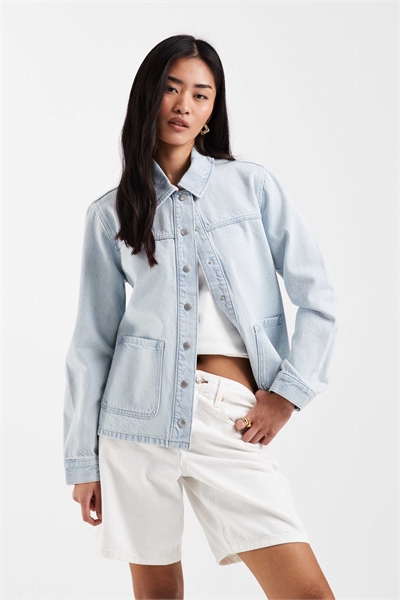 Джинсовая куртка артикул 155388682