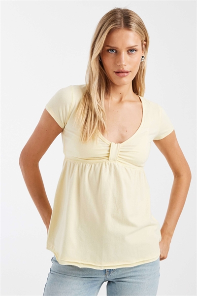 Топ-бабдолл с короткими рукавами артикул 155638029