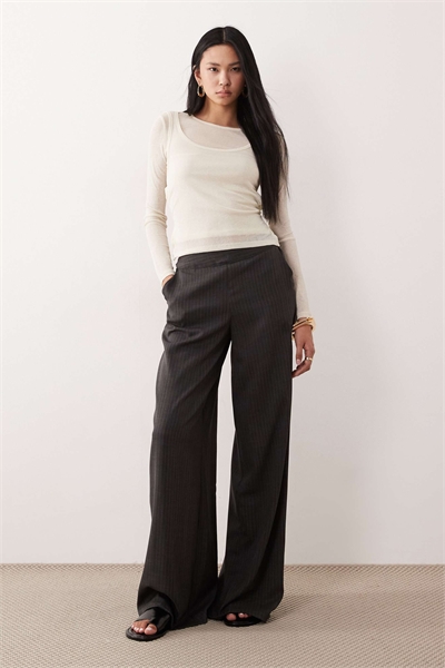 Брюки с широкими штанинами артикул 152931578