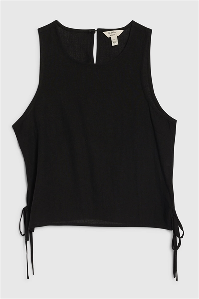 Маленькая майка из смешанного льна артикул 155740771