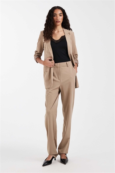 Брюки классического кроя с прямыми брючинами co-ord артикул 153084219