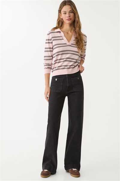 Джинсы Petite d77 в минималистском стиле с карманами артикул 150062303