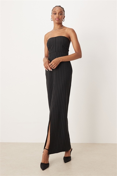 ASOS DESIGN — Макси-платье-бандо для высоких с разрезом спереди артикул 149148628