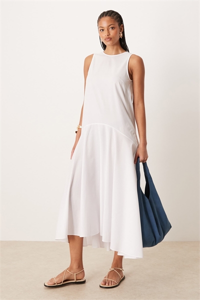 ASOS DESIGN Длинное платье-макси без рукавов с заниженной талией артикул 147199563