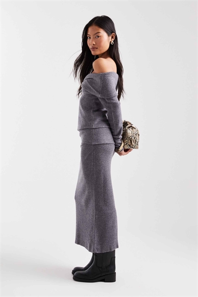 Юбка средней длины с мягким на ощупь складчатым поясом co-ord артикул 150775578