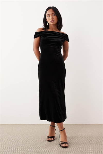 Бархатное макси-платье Pippa Bardot артикул 151054842