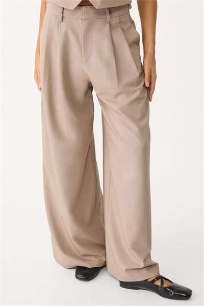 Высокие брюки с очень широкими брючинами и регулируемой длиной артикул 150428554