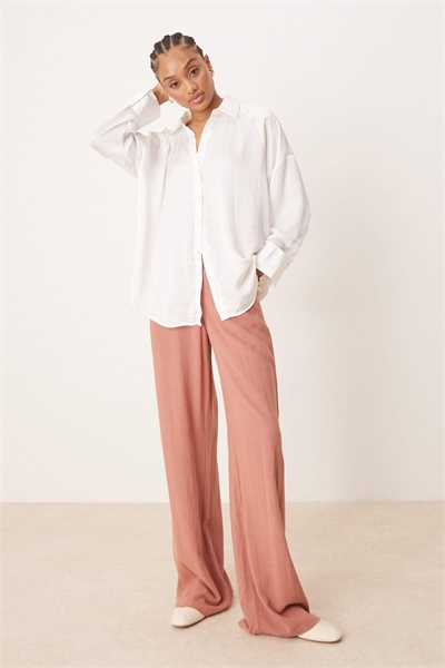 ASOS DESIGN — брюки свободного кроя с прямыми брючинами из льна для высоких артикул 138762557