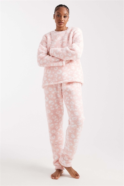 Высокий уютный комплект пижамы из шерпы артикул 144134158