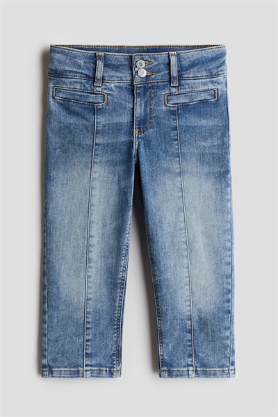 Джинсы-капри с зауженной посадкой артикул 1260426002