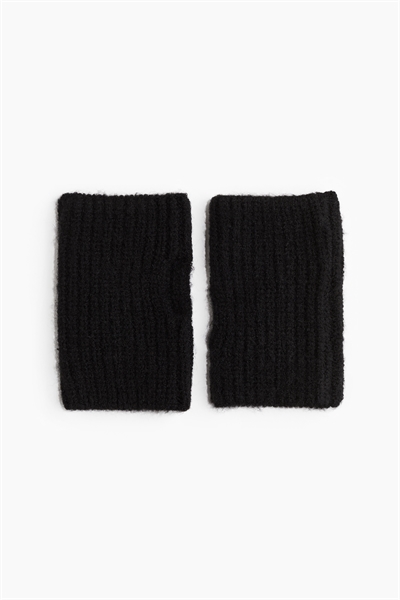 Грелки для запястий из ребристой вязки артикул 1263857003