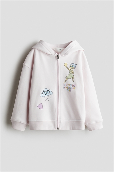 Толстовка на молнии с принтом артикул 1271610005