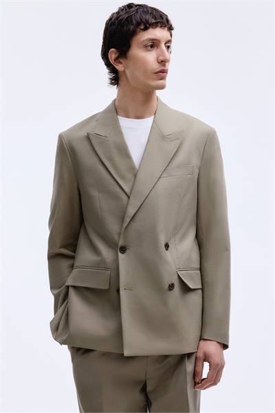 Двубортный пиджак свободного кроя артикул 1274628008