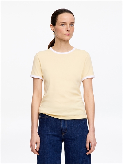 Футболка в рубчик артикул 1284839006