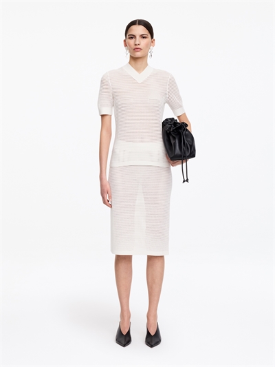 Вязаная юбка-карандаш артикул 1312448001