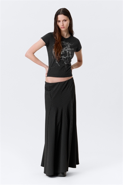 Юбка-макси средней длины с вставками артикул 1322861002