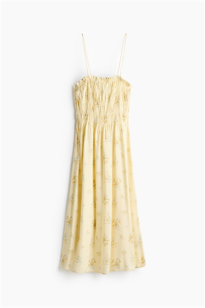 Платье с бретелями и сборками артикул 1325468001