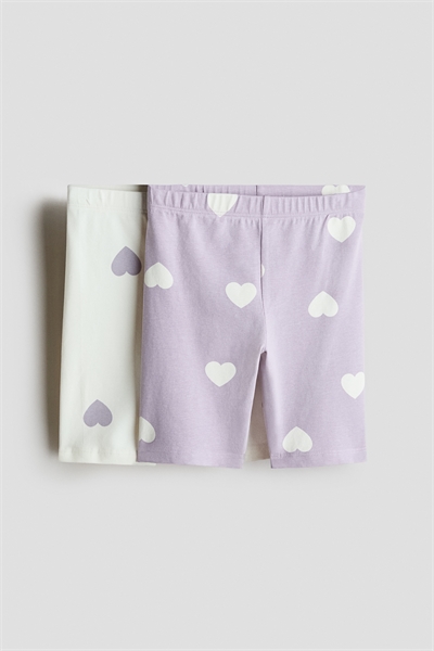 Хлопковые шорты велосипедки, 2 шт артикул 1329974007