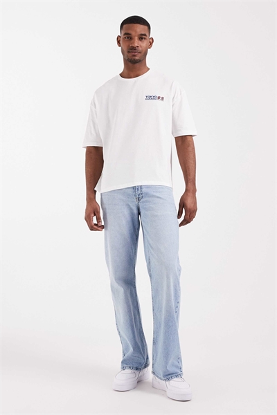 Джинсы с широкими расклешенными брючинами артикул 155722780