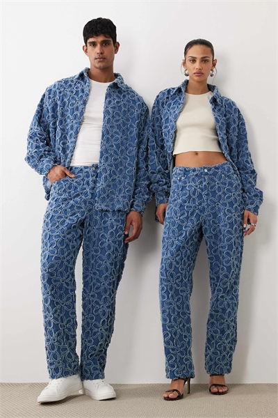 Универсальный комплект из джинсов Fleur средней посадки артикул 155587881