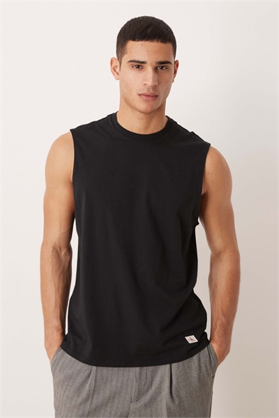 Майка-безрукавка с нашивкой из Джерси артикул 154178247