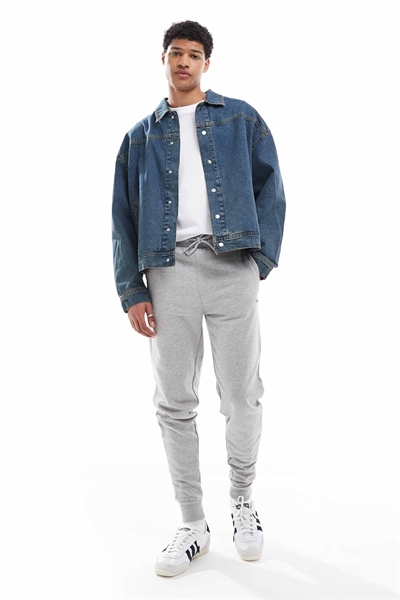 Джоггеры из смесовой ткани с хлопком и «трехлистным» узором артикул 145907664